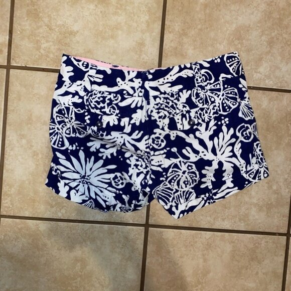 Lilly Pulitzer Barclay Shorts 00 - Picture 4 of 5